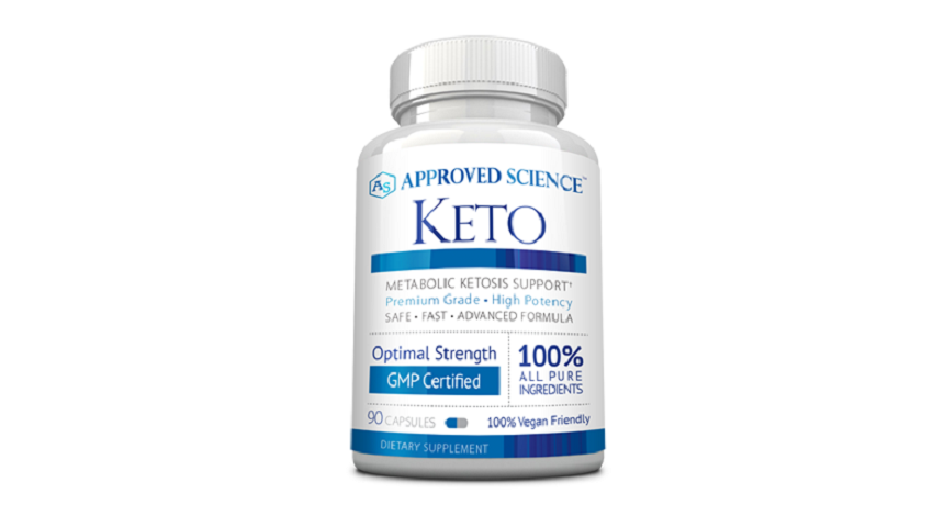 bottle of Approved Science Keto